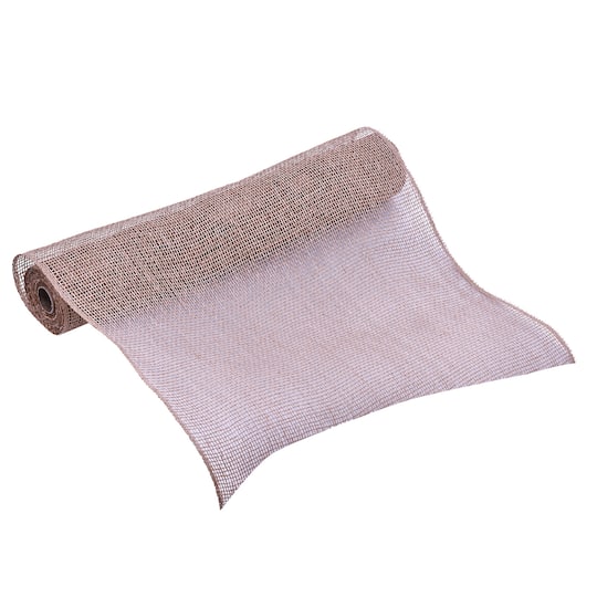 21" x 5yd. Beige Poly Burlap Mesh by Celebrate It™
